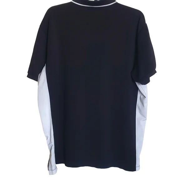 Polo by Ralph Lauren Short Sleeve Shirt Men's XL Black/ White Bigger Red Pony - Picture 3 of 7